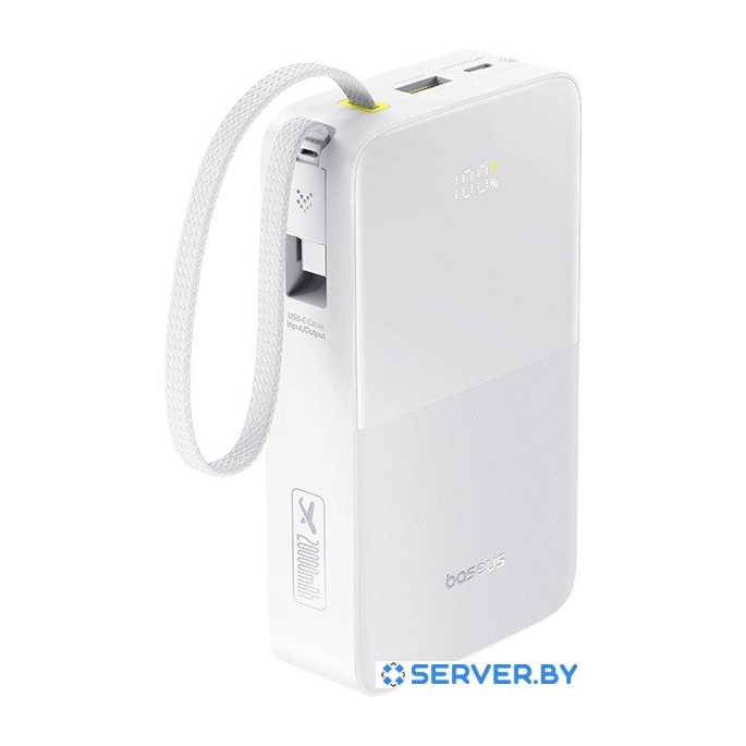 Внешний аккумулятор Baseus EnerFill FC51 Bipow2 Pro Power Bank 20000mAh (белый). Фото1