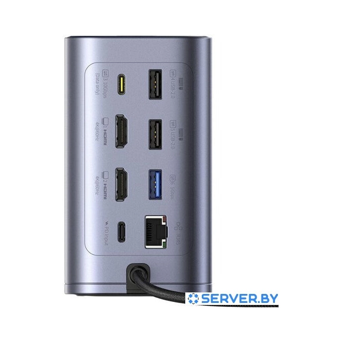 Док-станция Baseus Nomos NU1 Air Win 12-in-1 Docking Station B00568103813-00. Фото2