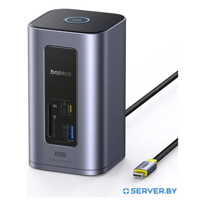 Док-станция Baseus Nomos NU1 Air Win 12-in-1 Docking Station B00568103813-00. Фото5