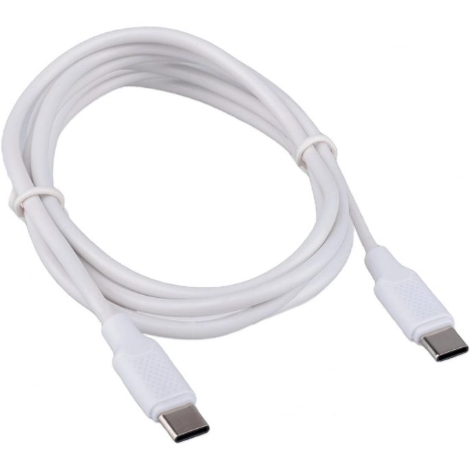 Кабель Cablexpert CC-USB2-CMCM-60-1.8M-W USB Type-C - USB Type-C (1.8 м, белый). Фото3