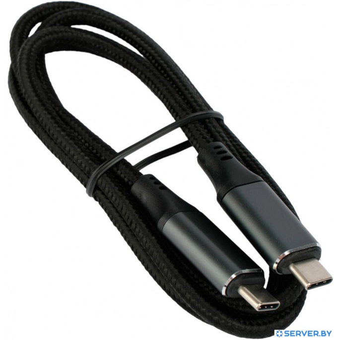 Кабель Cablexpert USB Type-C - USB Type-C CC-USB4-CMCM-BR-1M (1 м, черный). Фото1
