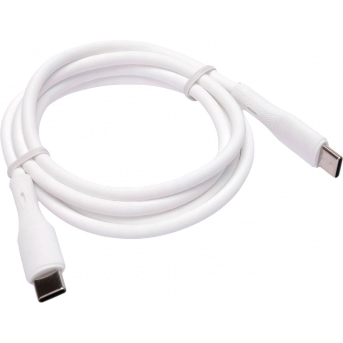 Кабель Cablexpert CC-USB2S-CMCM-1M-W USB Type-C - USB Type-C (1 м, белый). Фото1