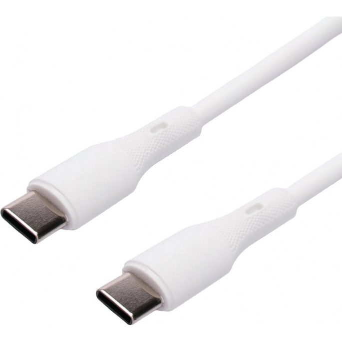 Кабель Cablexpert CC-USB2S-CMCM-1M-W USB Type-C - USB Type-C (1 м, белый). Фото3
