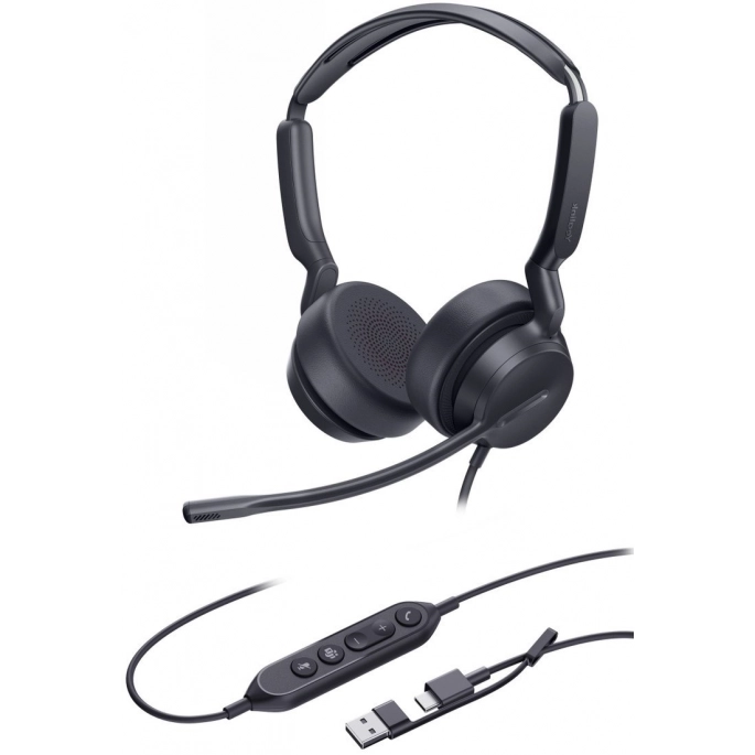 Офисная гарнитура Yealink UH42 Dual UC USB-C/A. Фото1