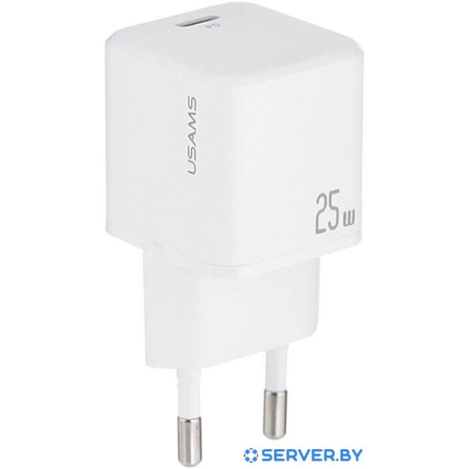 Сетевое зарядное Usams CC289 25W GaN (белый). Фото1