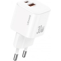 Сетевое зарядное Usams CC263 30W GaN (белый)