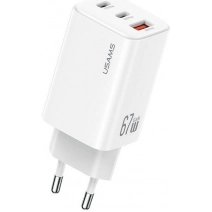 Сетевое зарядное Usams CC265 67W GaN (белый)