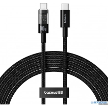 Кабель Baseus Gem Fast-Charging Data 100W USB Type-C - USB Type-C (1 м, черный)