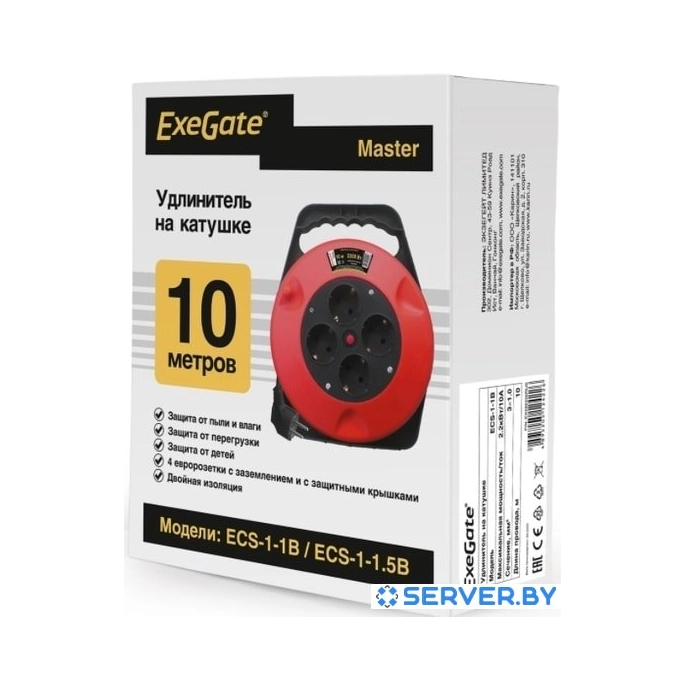 Удлинитель ExeGate Master ECS-1-1B. Фото4
