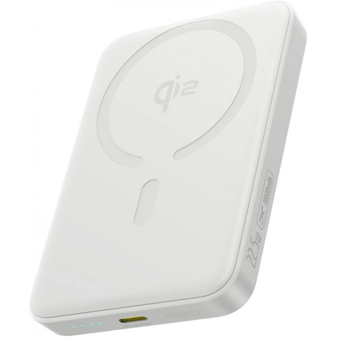 Внешний аккумулятор Baseus EnerFill FM12 Qi2 Magnetic Power Bank 22.5W 10000mAh (белый). Фото1