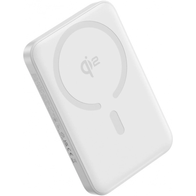 Внешний аккумулятор Baseus EnerFill FM12 Qi2 Magnetic Power Bank 22.5W 10000mAh (белый). Фото3