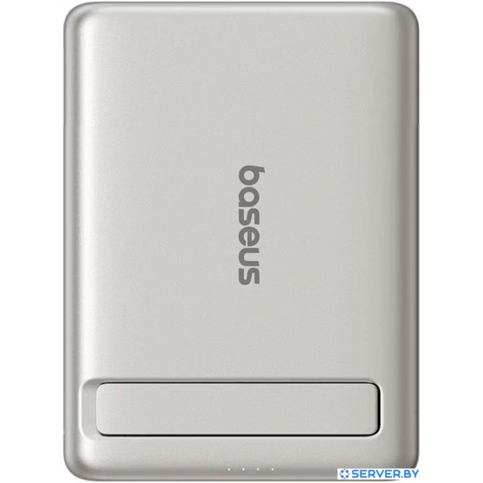Внешний аккумулятор Baseus PicoGo AM31 Mini Magnetic Power Bank with Stand 20W 5000mAh (титановый). Фото1