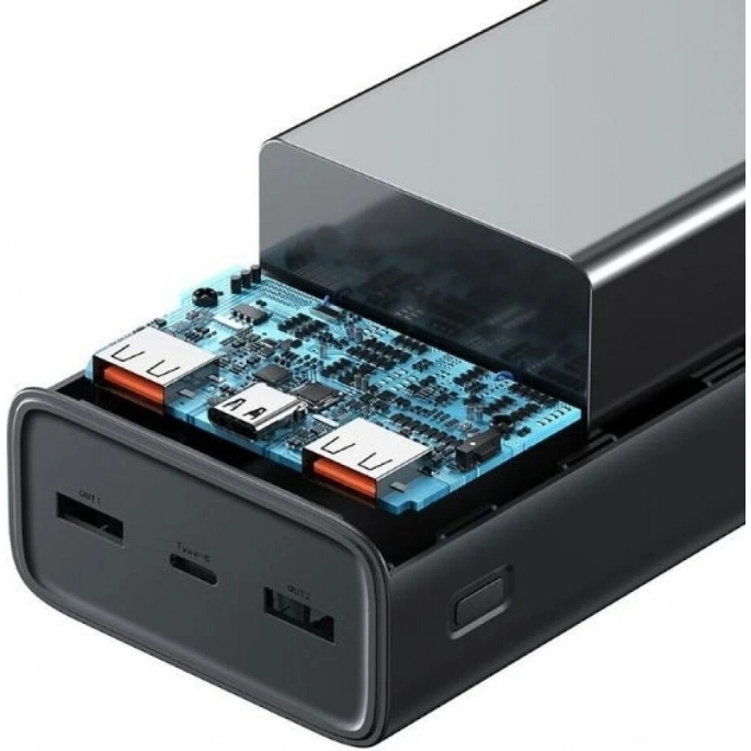 Внешний аккумулятор Usams CD185 PB68 30000mAh (черный). Фото3