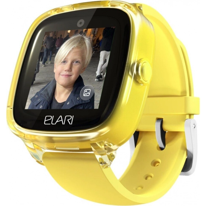 Детские умные часы Elari KidPhone Fresh 4G (желтый). Фото2