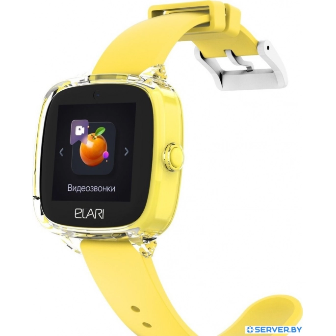 Детские умные часы Elari KidPhone Fresh 4G (желтый). Фото4