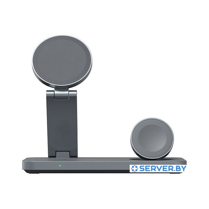 Беспроводное зарядное Magssory Yoga 3 в 1 Charging Station для Samsung Qi2 WCH017m (темно-серый). Фото3