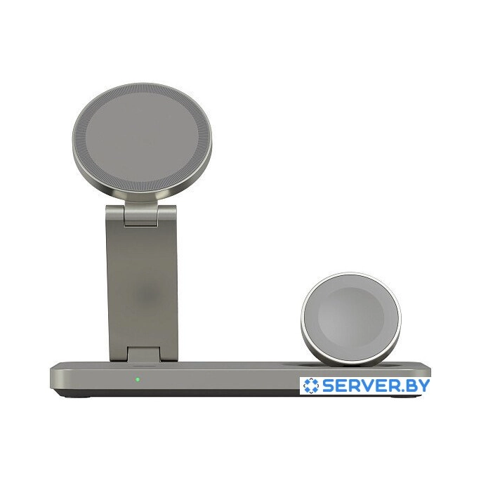 Беспроводное зарядное Magssory Yoga 3 в 1 Charging Station для Samsung Qi2 WCH017t (титан). Фото3