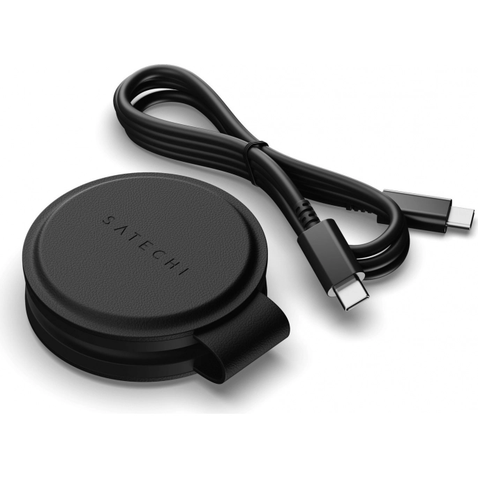 Беспроводное зарядное Satechi OntheGo 2-in-1 Charger ST-QTG21K (черный). Фото4