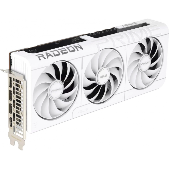 Видеокарта ASUS Prime Radeon RX 9070 XT White OC Edition 16GB GDDR6 PRIME-RX9070XT-O16G-WHITE. Фото1