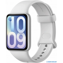 Фитнес-браслет Xiaomi Smart Band 10 Pro M2552B1 (серебристый, со светло-серым силиконовым ремешком, международная версия)