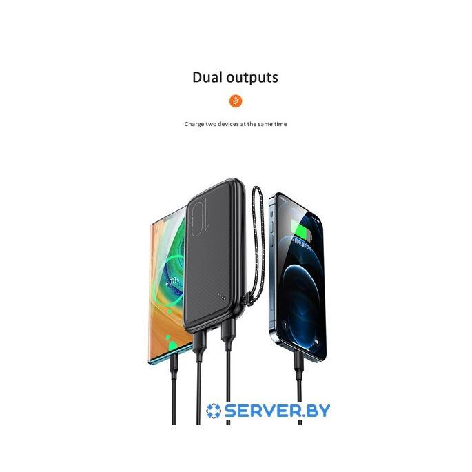 Внешний аккумулятор Usams US-CD150 PB56 10000mAh (белый). Фото6