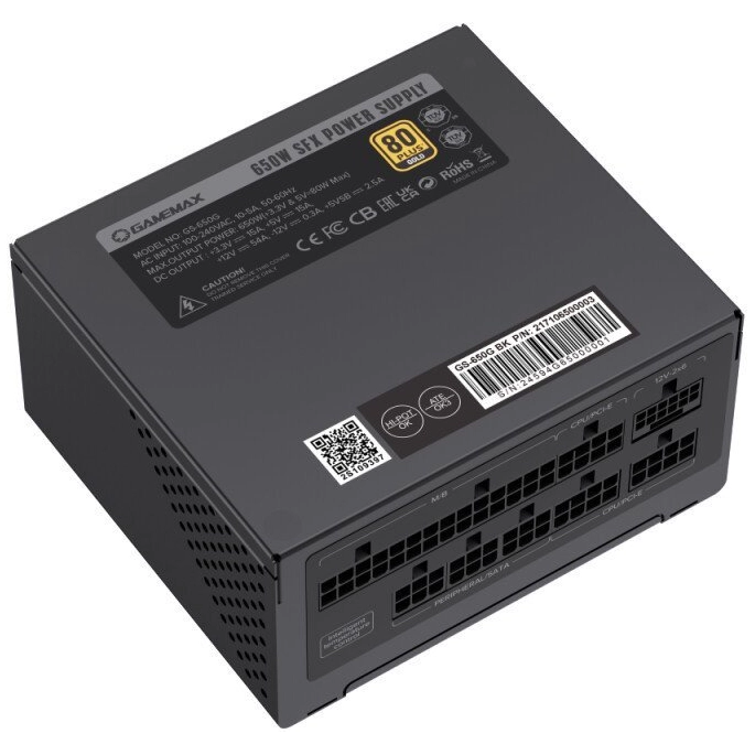 Блок питания GameMax GS-650G (черный). Фото3
