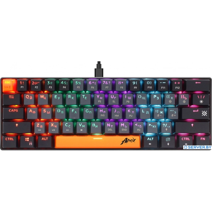 Клавиатура Defender Apex GK-002 (серый/черный). Фото1