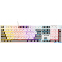 Клавиатура Defender Dasher GK-472 (белый/серый)