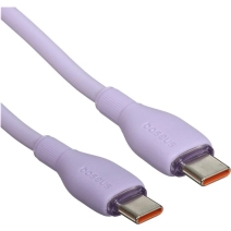 Кабель Baseus Pudding Series Fast Charging Cable 100W USB Type-C - USB Type-C (1.2 м, фиолетовый)