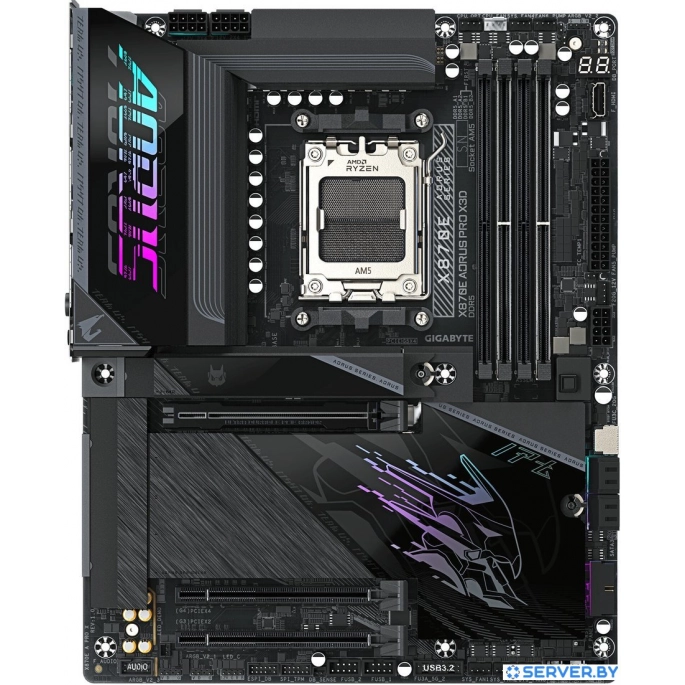 Материнская плата Gigabyte X870E Aorus Pro X3D. Фото1