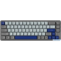 Клавиатура Ritmix RKB-568BL (серый/голубой)