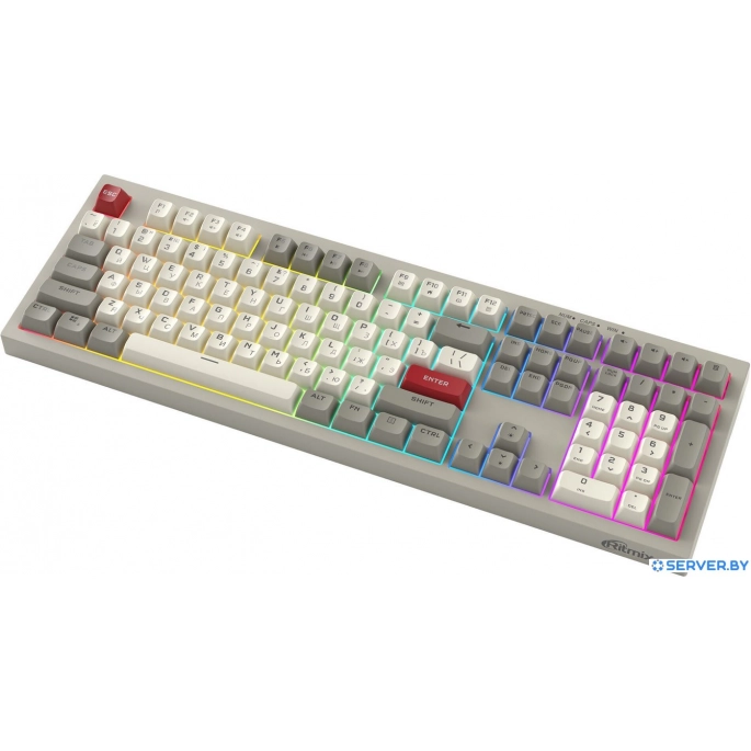 Клавиатура Ritmix RKB-508BL (серый/белый). Фото4
