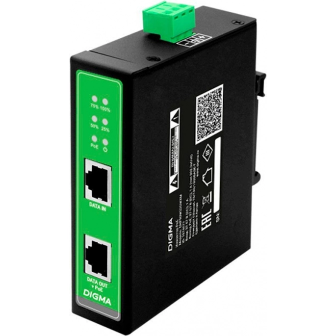 PoE-инжектор Digma DNP30W48GDXM. Фото1