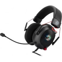 Наушники Оклик HS-L305G (черный/красный)