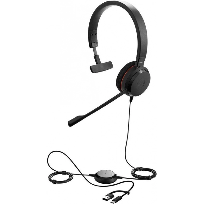 Офисная гарнитура Jabra Evolve 20 MS Mono USB-C/A. Фото1