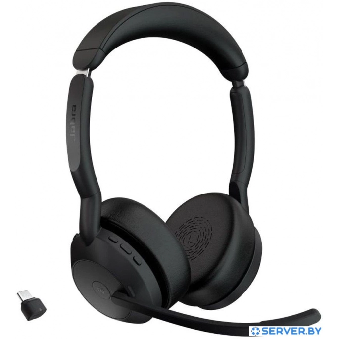 Офисная гарнитура Jabra Evolve2 55 MS Stereo Stand USB-C. Фото2