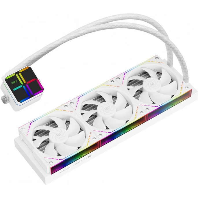 Система жидкостного охлаждения для процессора Thermalright Magic Qube 360 ARGB (белый). Фото5