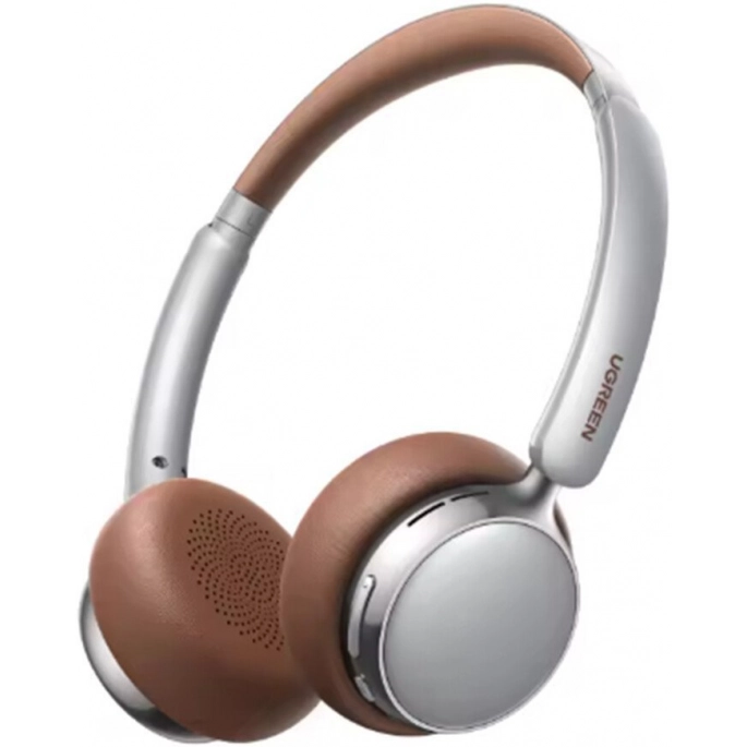 Наушники Ugreen Studio Plus HP207 (серебристый/коричневый). Фото1
