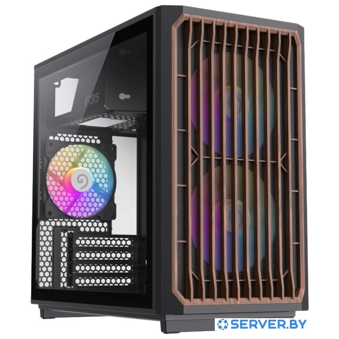 Корпус GameMax F35 BW (коричневый). Фото1