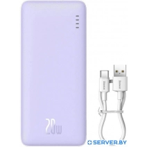 Внешний аккумулятор Baseus Airpow 20000mAh (фиолетовый)