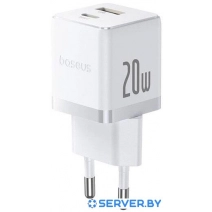 Сетевое зарядное Baseus Palm Fast Charger C+U 20W EU P10111608213-01 (белый)
