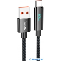 Кабель Hoco U125 USB Type-A - USB Type-C (1.2 м, черный)