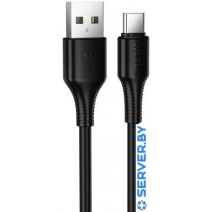Кабель Hoco X120 USB Type-A - USB Type-C (1 м, черный)