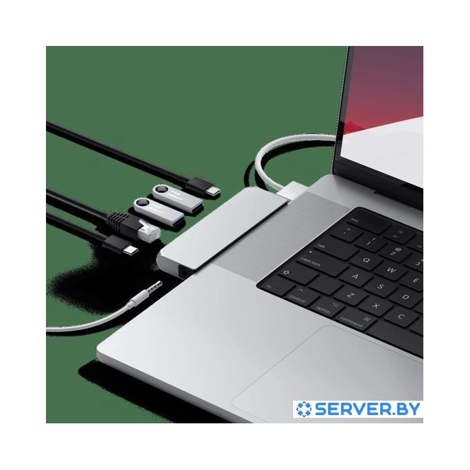 Док-станция Satechi Pro Hub Mini ST-UCPHMIS (серебристый). Фото3