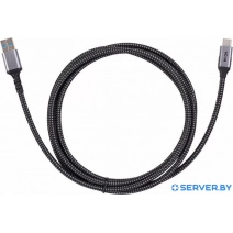 Кабель VCOM CU401M-3M USB Type-A - USB 3.2 Gen2 Type-C (3 м, черный)