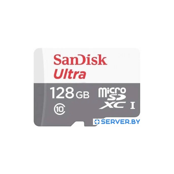 Карта памяти SanDisk MicroSDXC Ultra SDSQUNR-128G-GN3MN 128G. Фото1