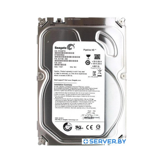 Жесткий диск Seagate Pipeline HD 1TB (ST1000VM002). Фото1