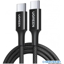Кабель Ugreen L502 USB Type-C - USB Type-C (1 м, черный)