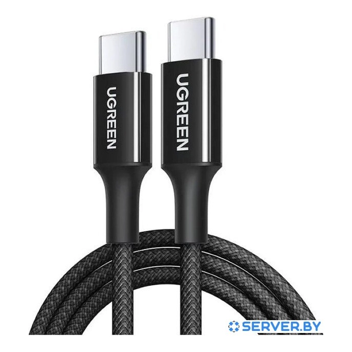 Кабель Ugreen L502 USB Type-C - USB Type-C (1 м, черный). Фото1