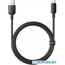 Кабель Baseus Silky Series Fast Charging Cable USB to Type-C 100W (1 м, черный)